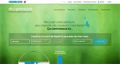 Desktop Screenshot of ecopeinture.ca